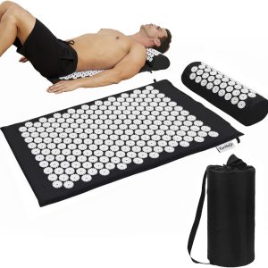 Acupressure Mat and Pillow Set with Bag