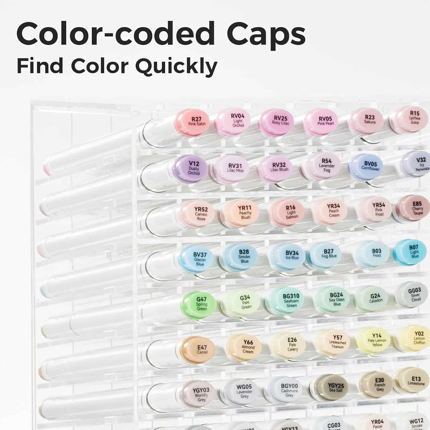 Ohuhu Alcohol Markers 48 Pastel Colors - Image 4