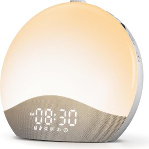 ecozy Sunrise Alarm Clock, White Noise Sound Machine