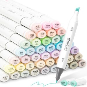 Ohuhu Alcohol Markers 48 Pastel Colors