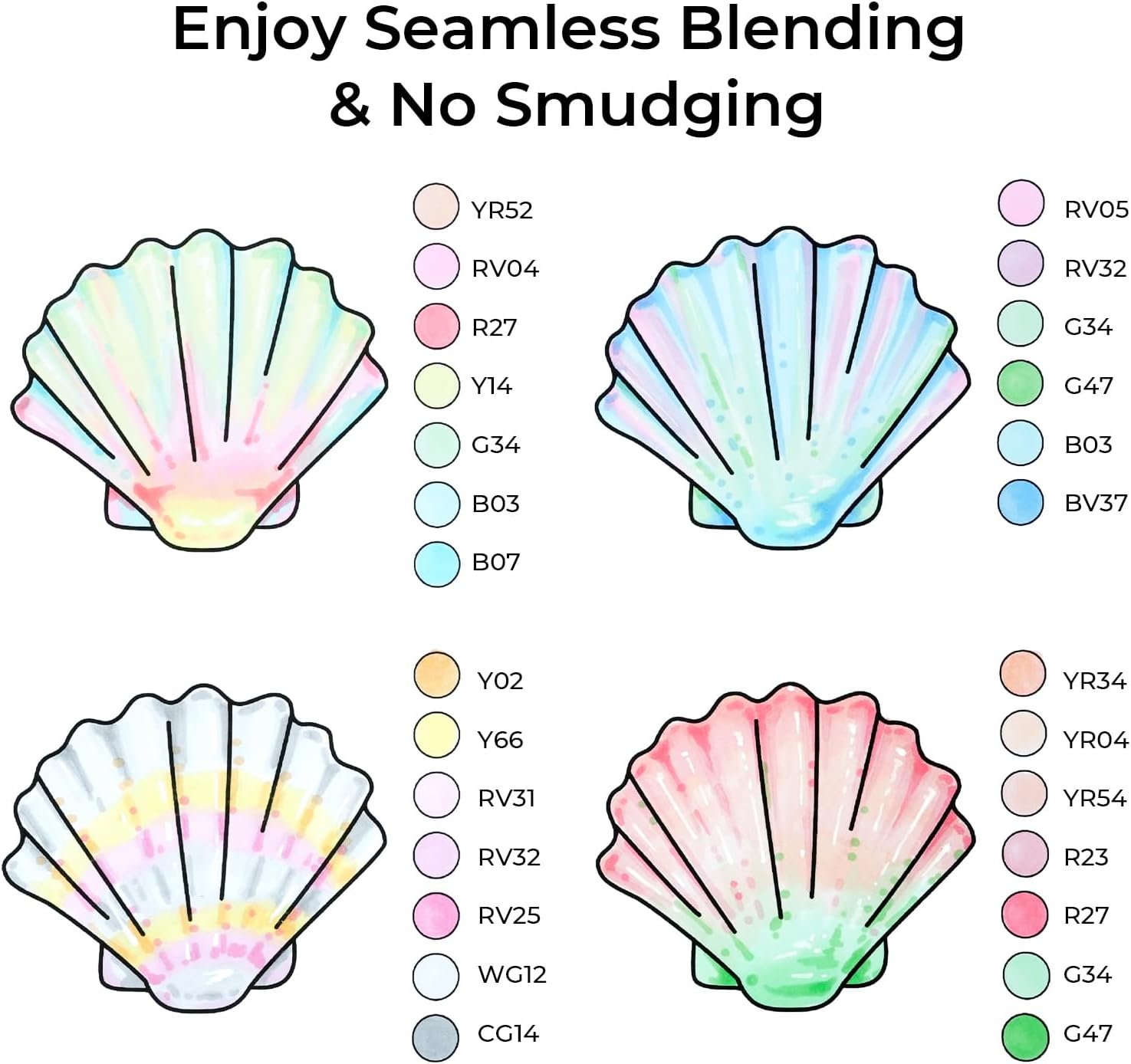 Ohuhu Alcohol Markers 48 Pastel Colors - Image 3