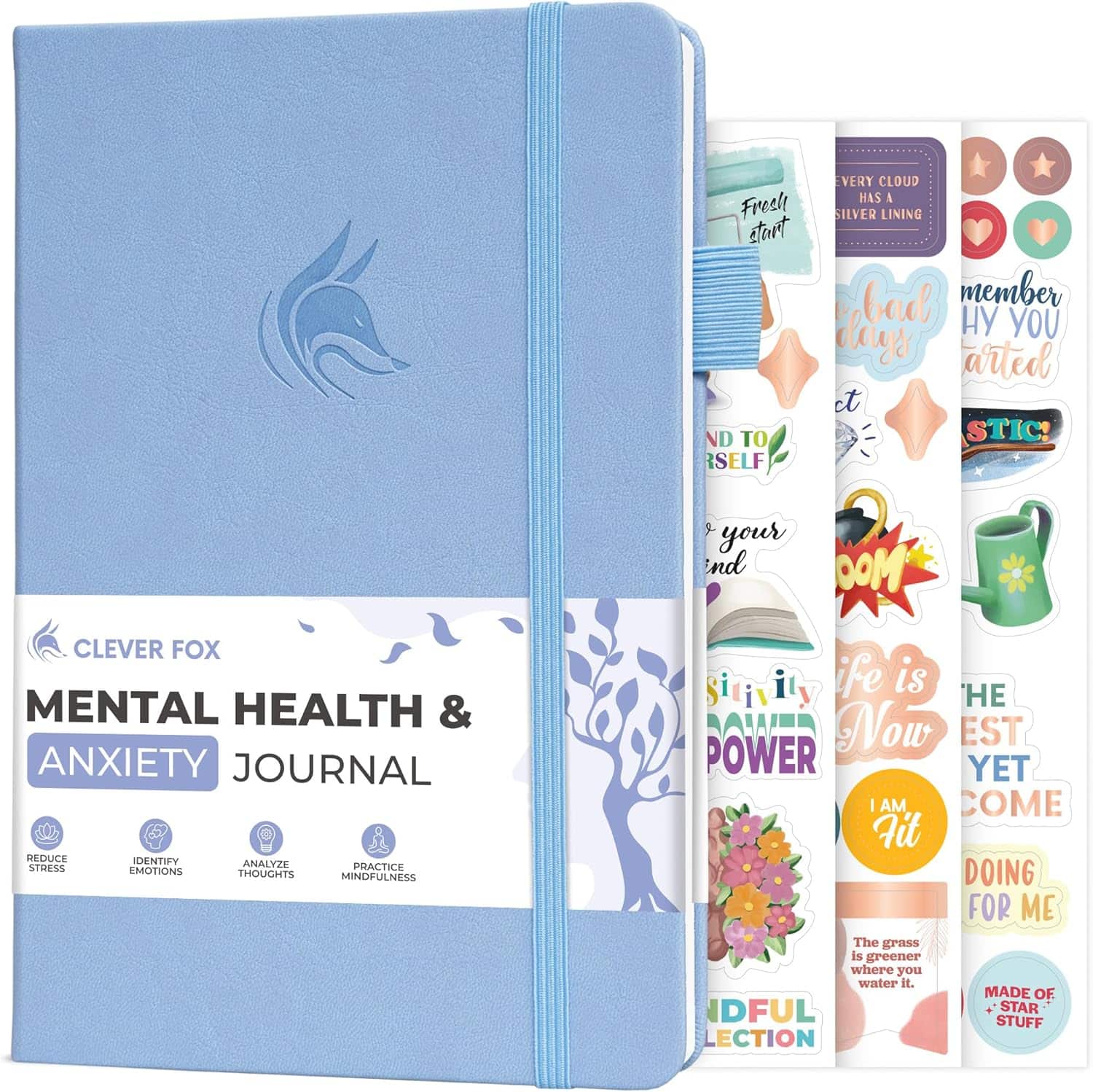 Clever Fox Mental Health & Anxiety Journal