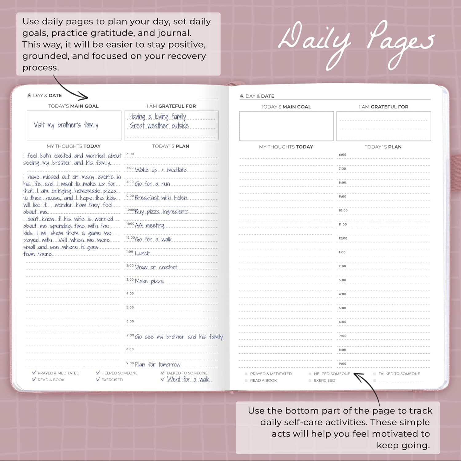 Clever Fox Addiction Recovery Journal - Image 3