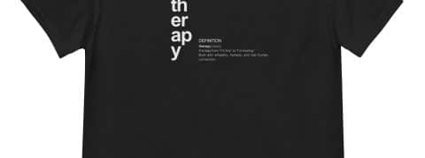 Therapy Basics Black Tee